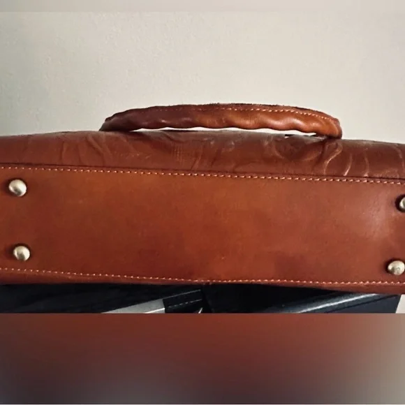 Patricia Nash Rosina Cut Out Tooled Leather Handbag EUC - Picture 6 of 11